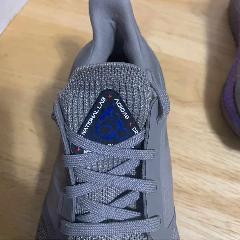 Adidas Ultra Boost 20 J Shoes Dove Grey Boost Blue Violet EG4810 NASA Size 5‎